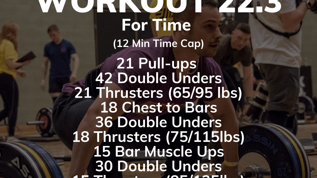 Crossfit Open 22.3 - Assassin Goods