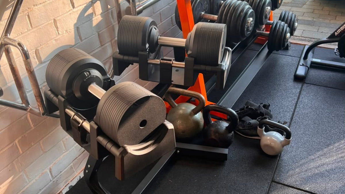 Stealth Black Edition 41.5kg in a customer's home gym