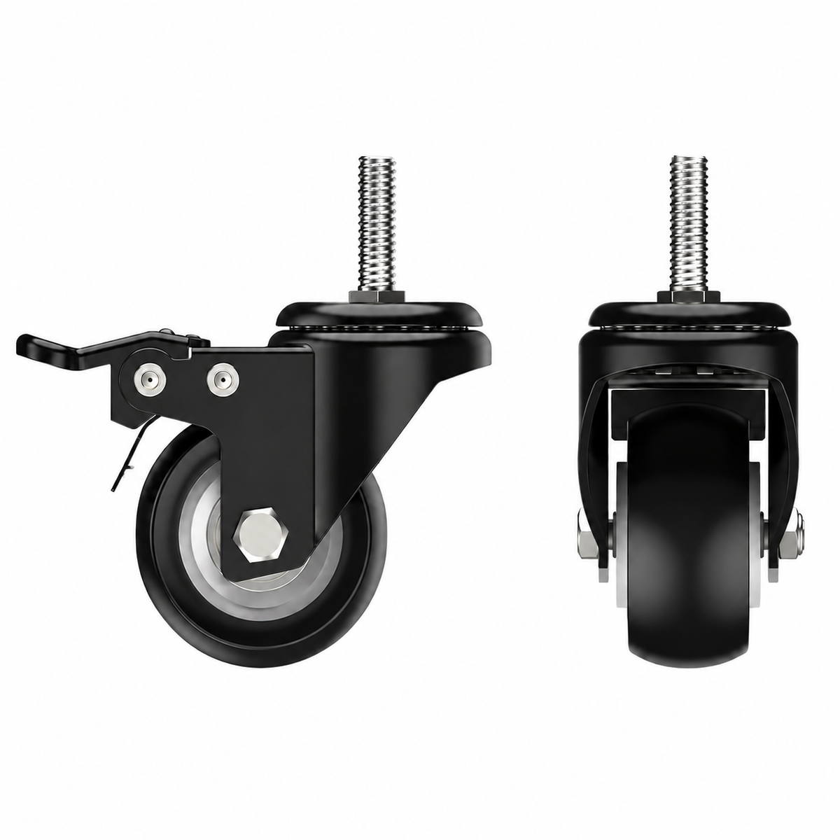 Heavy-Duty Adjustable Dumbbell Stand Wheel Upgrade (4 wheels)