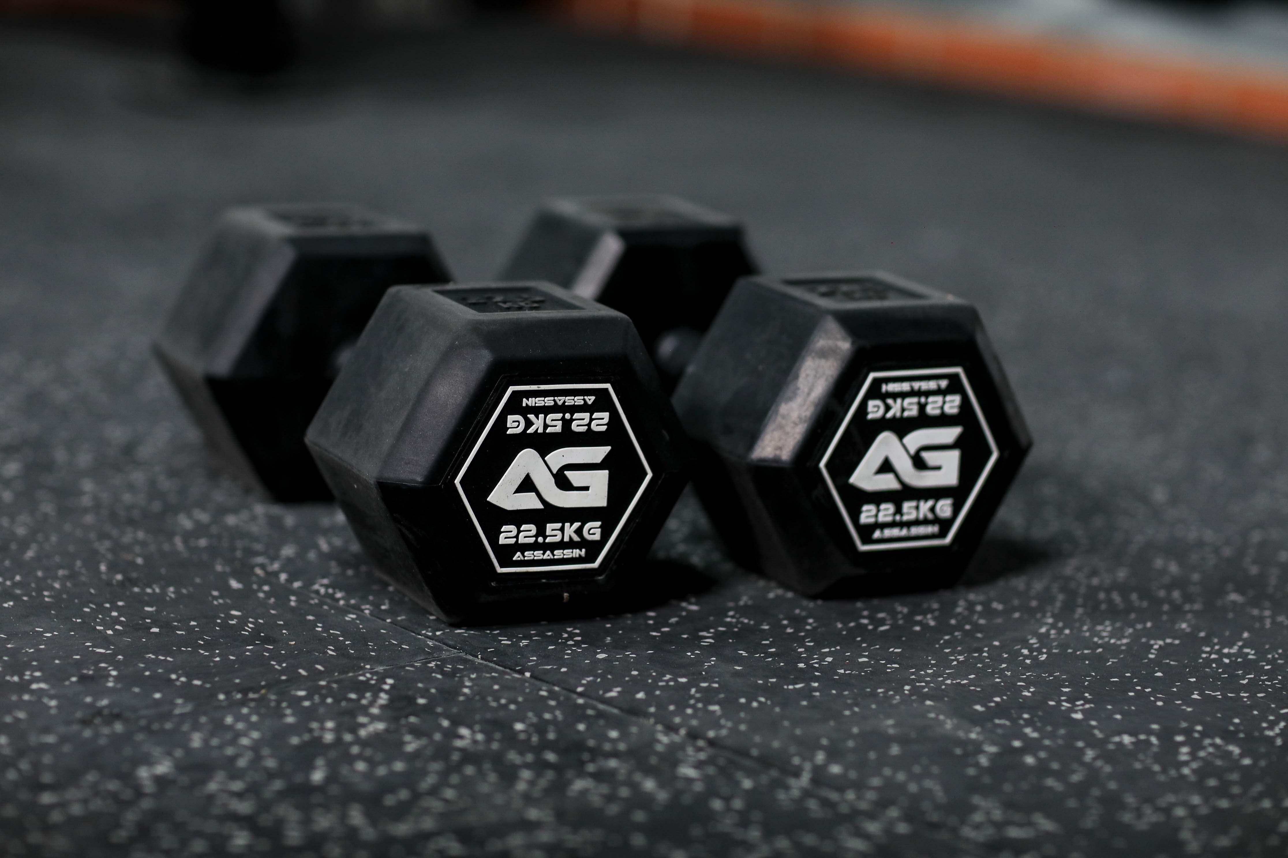 Premium Rubber Hex Dumbbell 2.0 (Individual) - Assassin Goods
