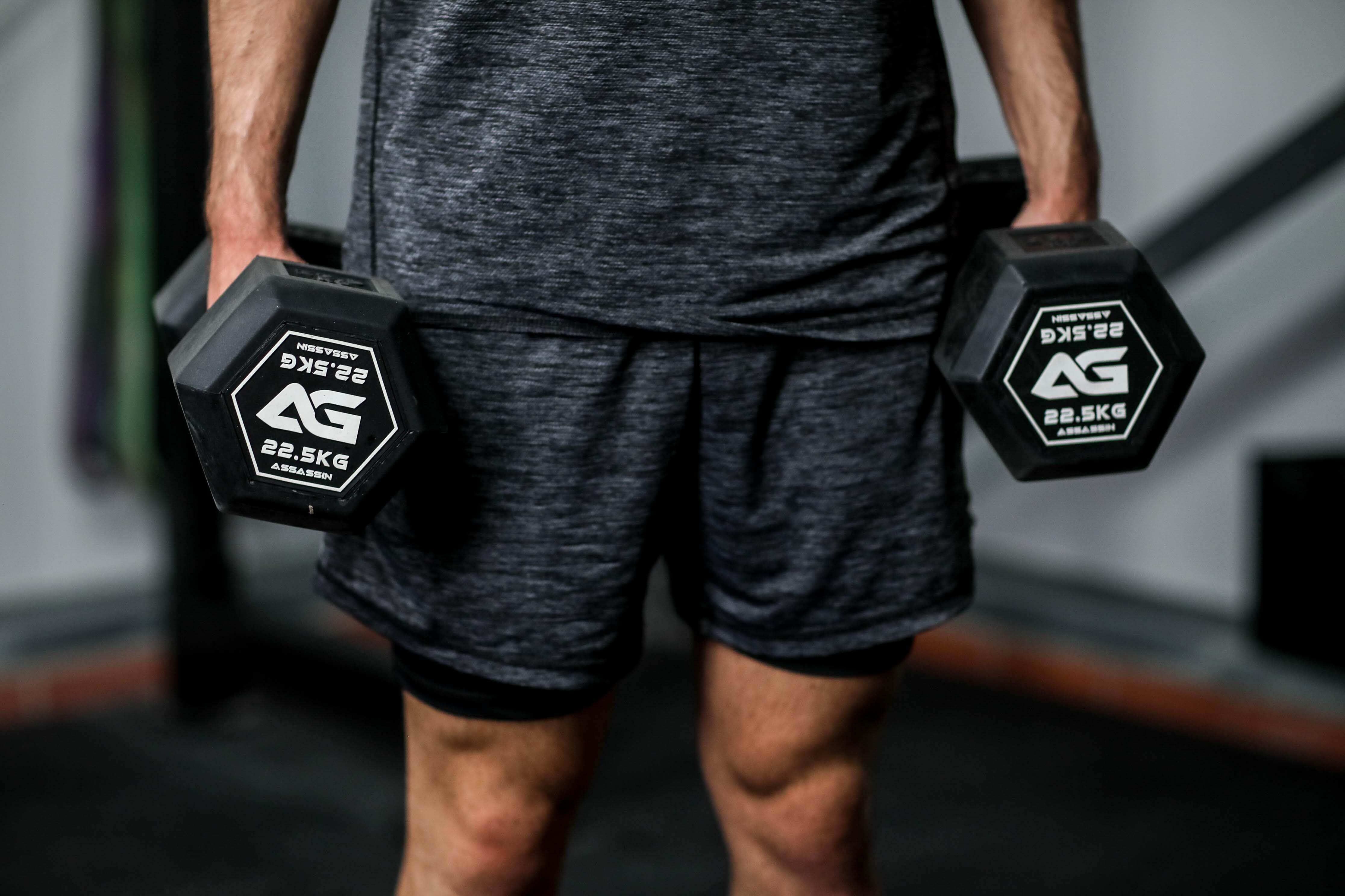 Premium Rubber Hex Dumbbell 2.0 (Individual) - Assassin Goods