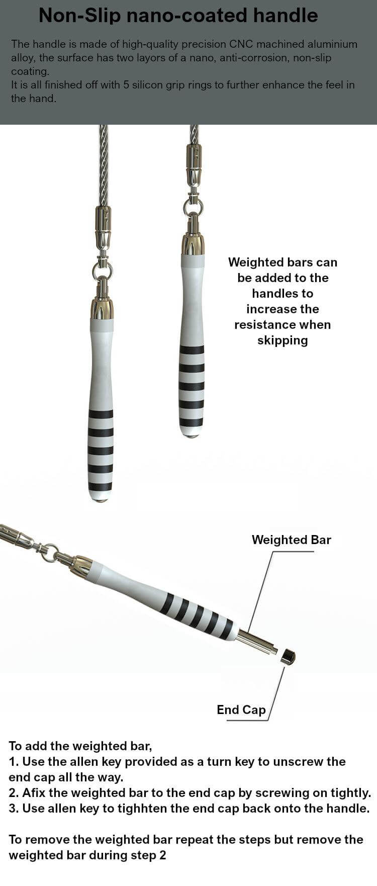 Clip-Lock Skipping Rope System - Assassin Goods