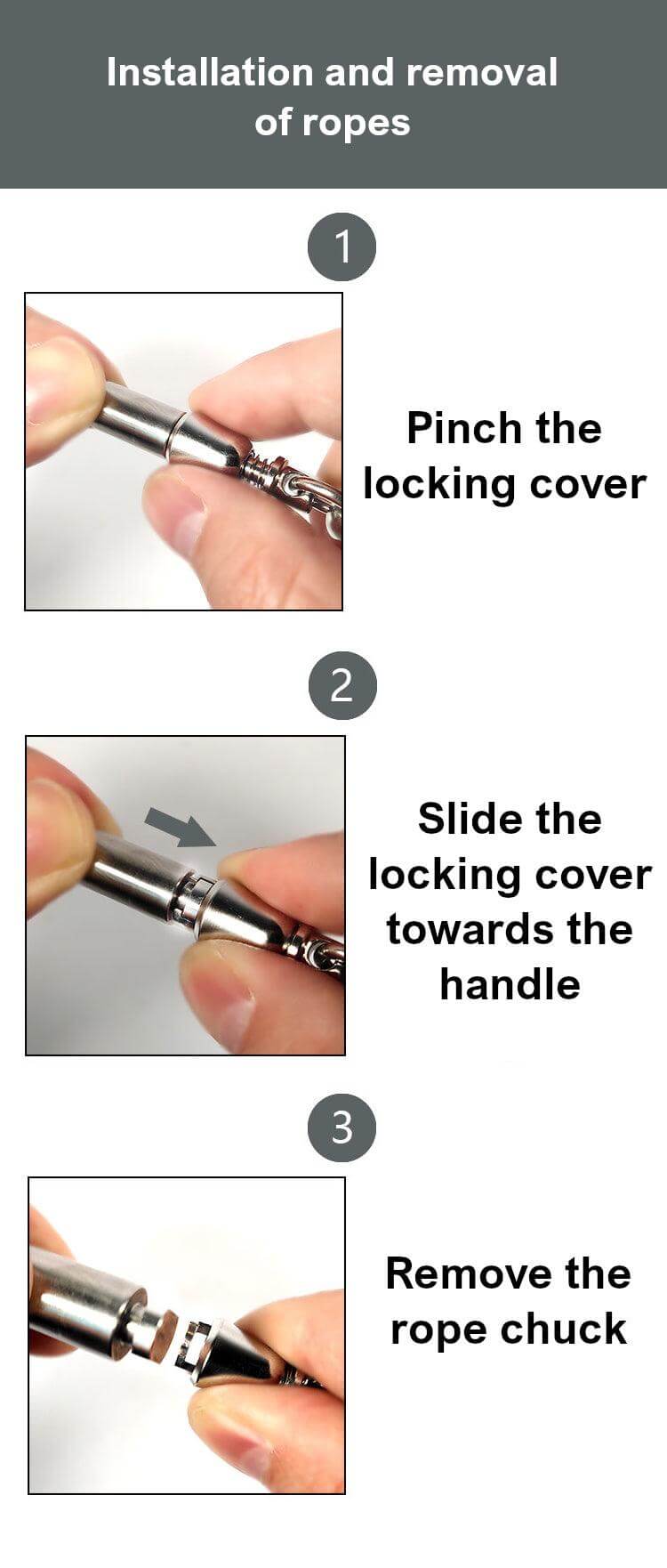 Clip-Lock Skipping Rope System - Assassin Goods