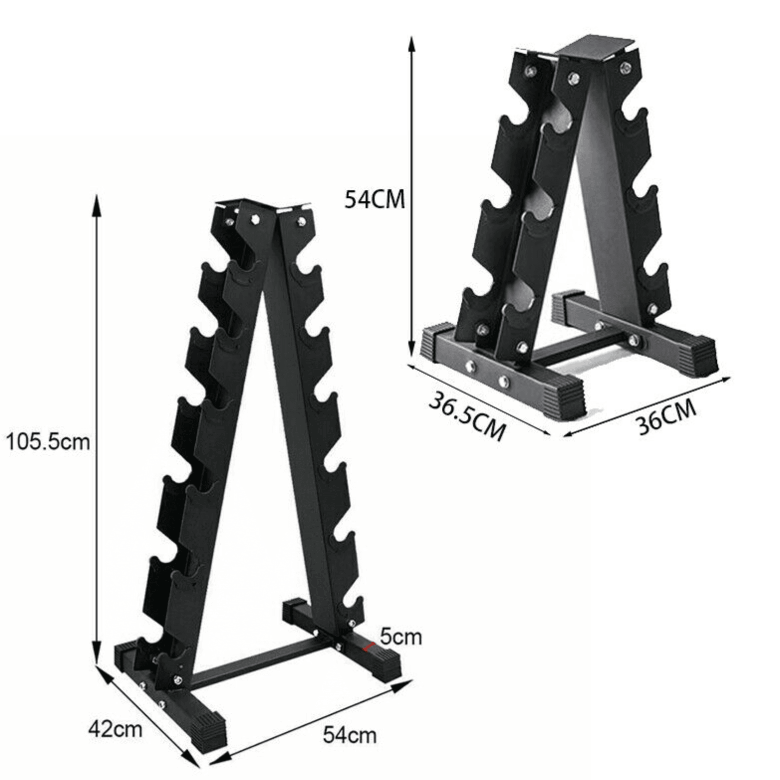 Vertical Dumbbell Storage - Assassin Goods