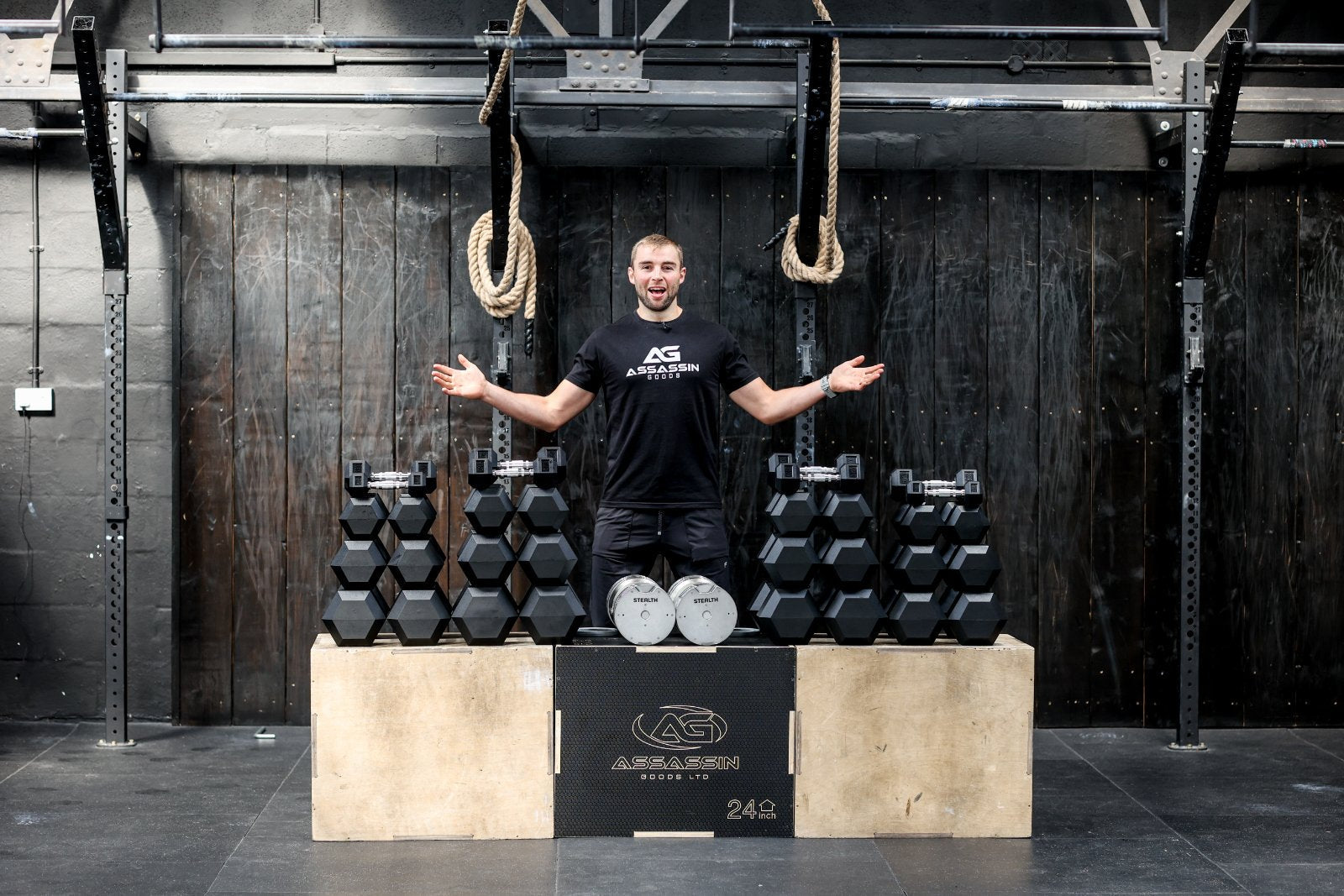 Stealth Adjustable Dumbbells