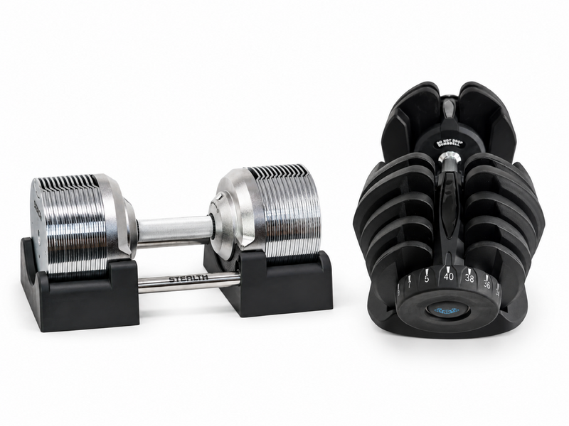 Stealth vs BrainGain Adjustable Dumbbells: UK Comparison
