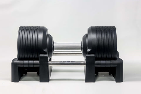 41.5kg Stealth Black Edition Adjustable Dumbbells (Pair)