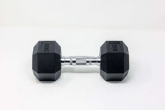 Rubber Hex Dumbbell (Individual)