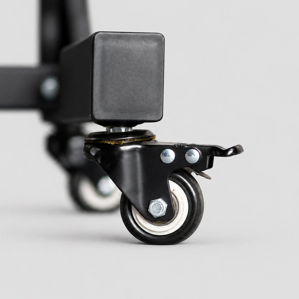 Heavy-Duty Adjustable Dumbbell Stand Wheel Upgrade (4 wheels)