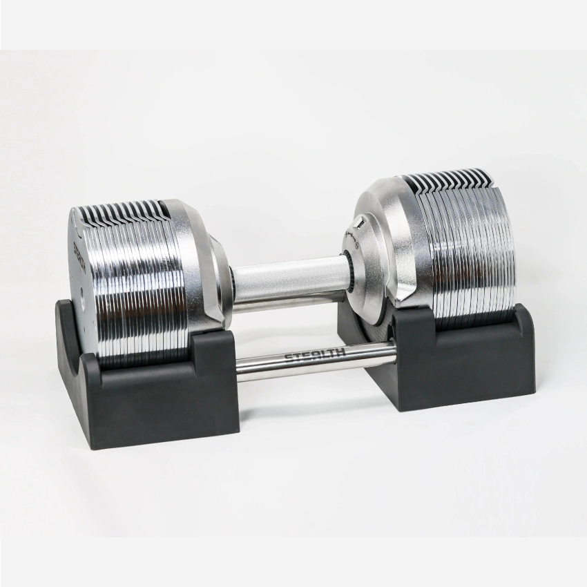 Stealth Adjustable Dumbbells Chrome Edition (Pair)