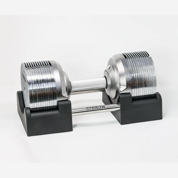 Stealth Adjustable Dumbbells Chrome Edition (Gen 5)