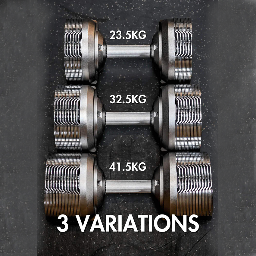 Stealth Adjustable Dumbbells Chrome Edition (Pair)