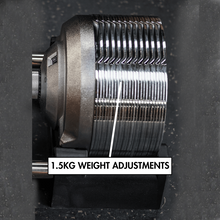 Stealth Adjustable Dumbbells Chrome Edition (Pair)