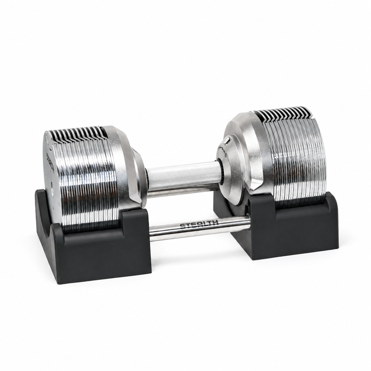 Stealth Adjustable Dumbbells Chrome Edition (Gen 5)