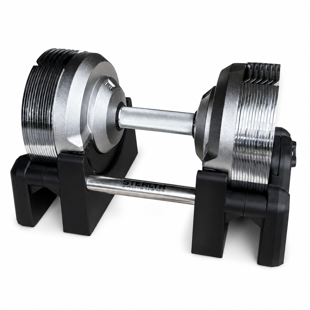 Stealth Adjustable Dumbbells Chrome Edition (Gen 6)