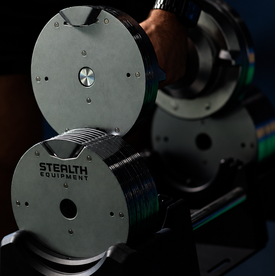 Stealth Adjustable Dumbbells Chrome Edition Gen 6