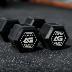 Premium Rubber Hex Dumbbell 2.0 (Individual)