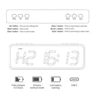 Mini Digital Bluetooth Timer/Clock - Assassin Goods