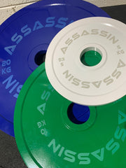 Steel Powerlifting Plates (Pair) - End-Of-Line Sale - Assassin Goods